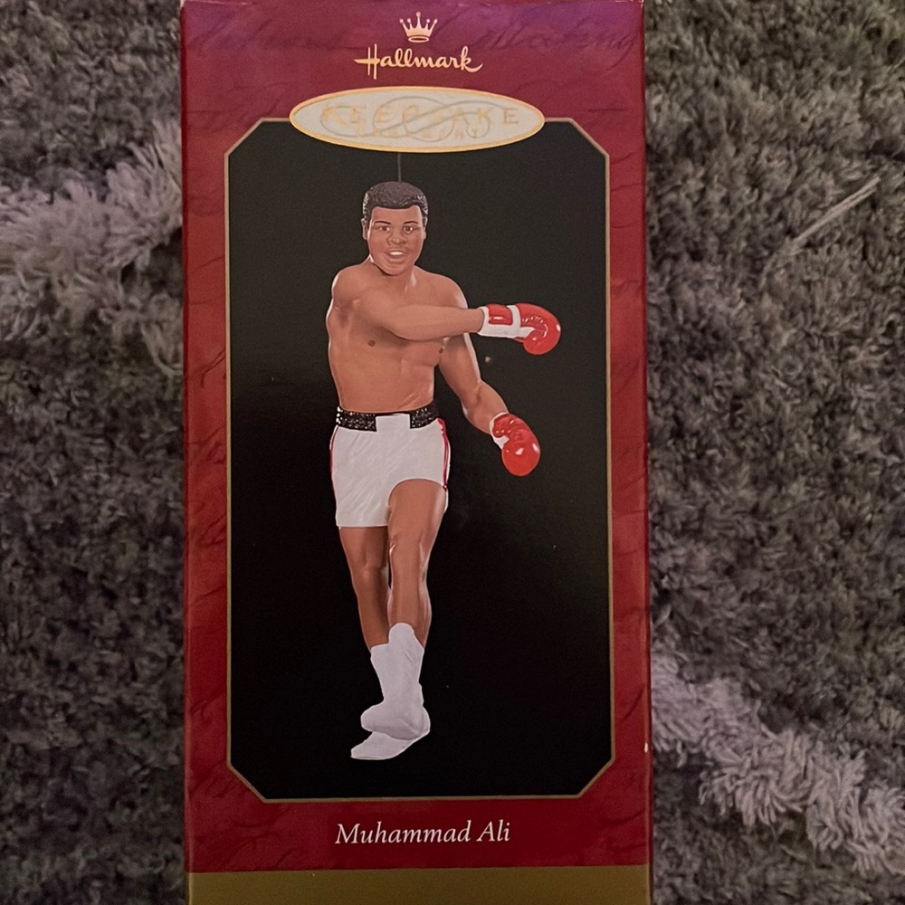 Hallmark Keepsake ornament Muhammad Ali ornament